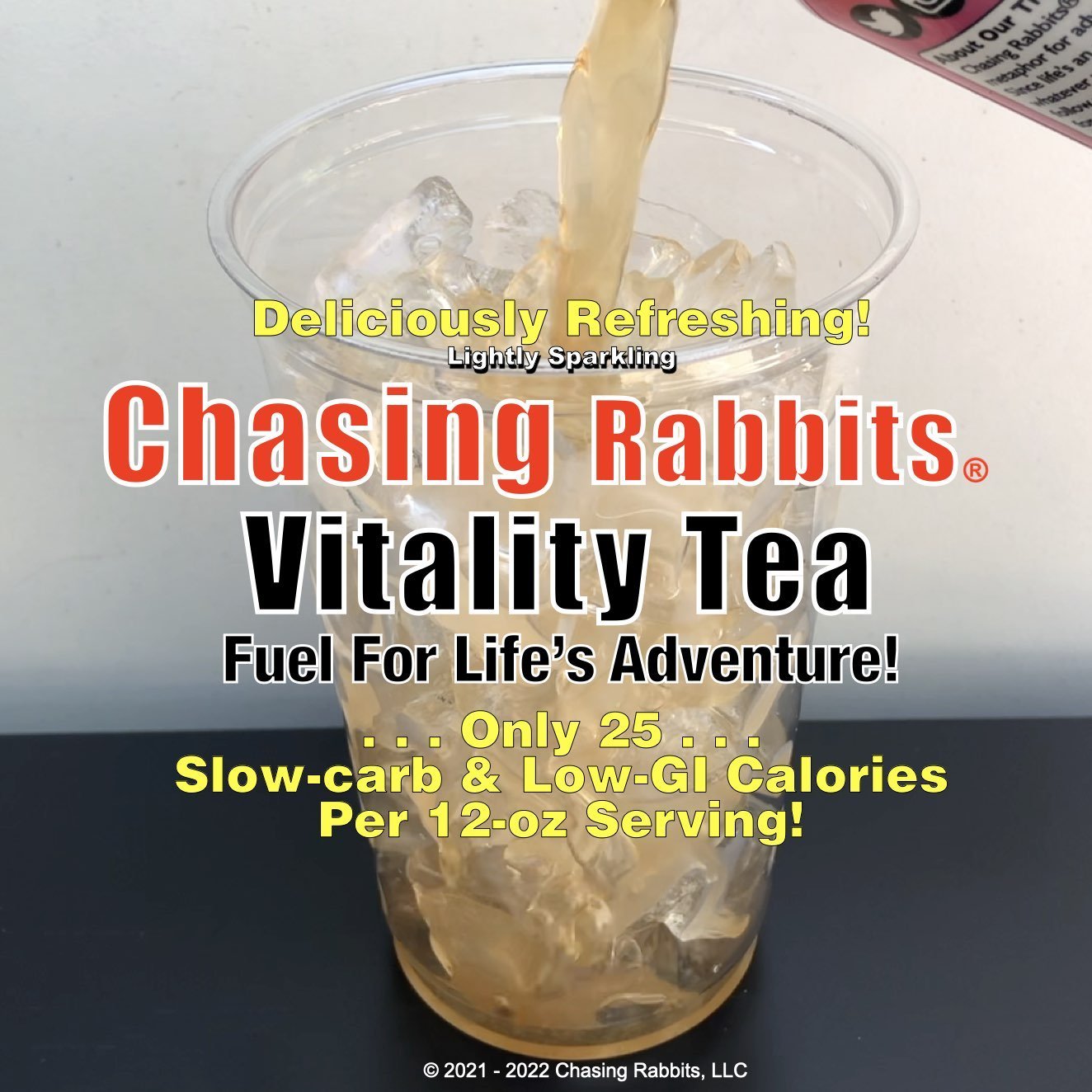 Deliciously Refreshing Chasing Rabbits® Vitality Tea
